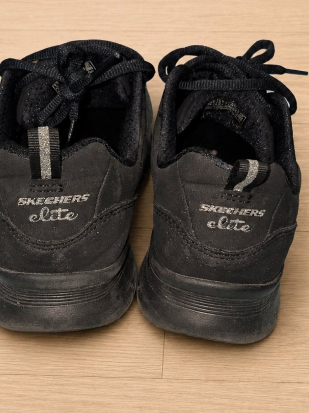 Skechers Women's Size 7.5 Sneakers Elite Flex Black - Picture 7 of 10